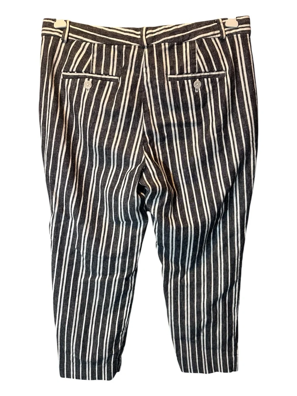 Banana Republic Avery cropped linen blend pants women’s 8 petite